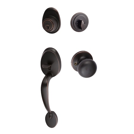 Sure-Loc Hardware Sure-Loc Hardware Alta Handleset, Durango Handleset Trim, Vintage Bronze AT507-DU-RD 11P